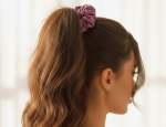 Reselience Gold Satin Scrunchie